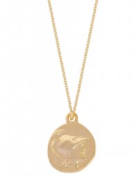 Медальон глянцевый на цепочке Senes gold